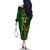 Custom South Africa Rugby Off The Shoulder Long Sleeve Dress 2023 Go Champions Springboks With Protea - Wonder Print Shop