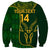 Custom South Africa Rugby Sweatshirt 2023 Go Champions Springboks With Protea - Wonder Print Shop