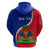 Personalised Haiti Independence Day Hoodie Ayiti National Emblem With Polynesian Pattern - Wonder Print Shop