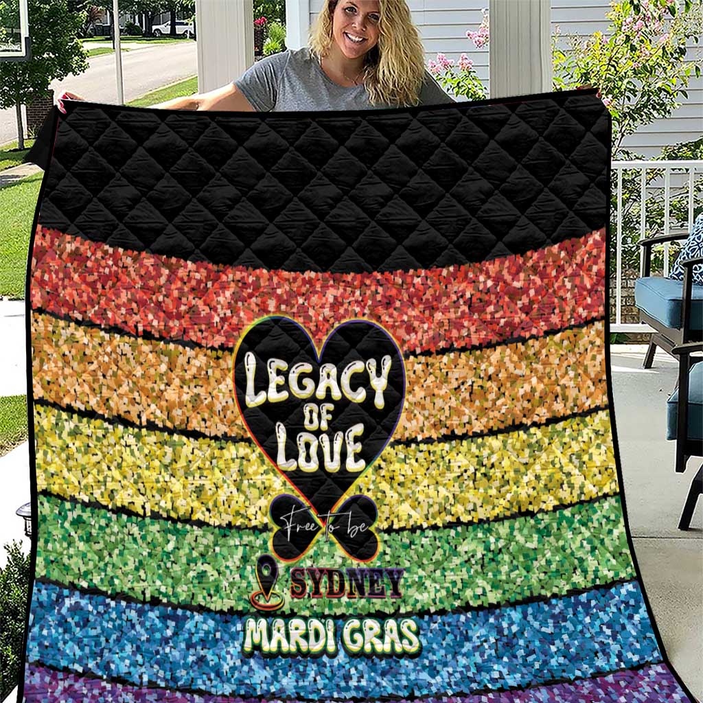 Free To Be Sydney Mardi Gras Quilt Legacy Of Love - Wonder Print Shop