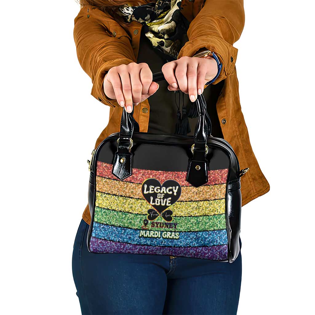 Free To Be Sydney Mardi Gras Shoulder Handbag Legacy Of Love - Wonder Print Shop