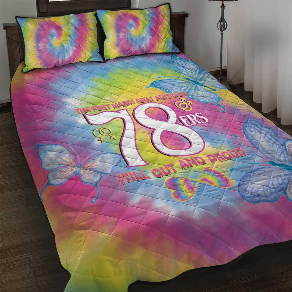 First Sydney Madri Gras Australia Quilt Bed Set 78ers Still Out And Proud - Wonder Print Shop