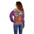 Mardi Gras 2025 Off Shoulder Sweater Funny Jester Lobster With Beads - Wonder Print Shop