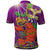 Mardi Gras 2025 Polo Shirt Funny Jester Lobster With Beads - Wonder Print Shop