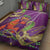 Mardi Gras 2025 Quilt Bed Set Funny Jester Lobster With Beads - Wonder Print Shop