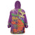 Mardi Gras 2025 Wearable Blanket Hoodie Funny Jester Lobster With Beads