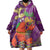 Mardi Gras 2025 Wearable Blanket Hoodie Funny Jester Lobster With Beads