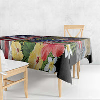 US Virgin Islands USA Half Flag Tablecloth Together We Grow Smoke Effect - Wonder Print Shop