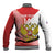 Custom Russia Volleyball Baseball Jacket Reds Caesar Land Dynamic Style