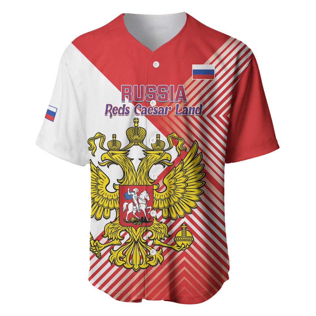 Custom Russia Volleyball Baseball Jersey Reds Caesar Land Dynamic Style