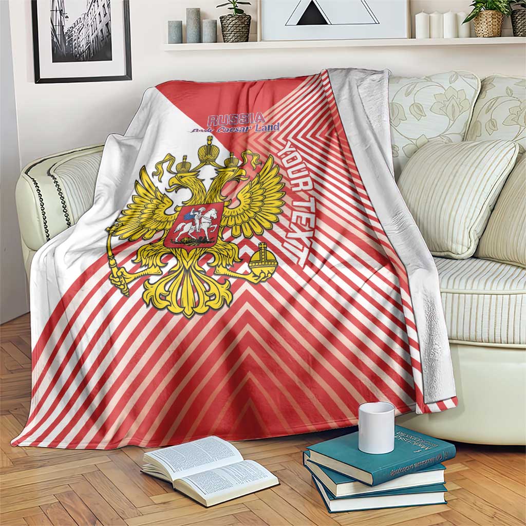 Custom Russia Volleyball Blanket Reds Caesar Land Dynamic Style