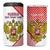 Custom Russia Volleyball 4 in 1 Can Cooler Tumbler Reds Caesar Land Dynamic Style