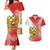 Custom Russia Volleyball Couples Matching Mermaid Dress and Hawaiian Shirt Reds Caesar Land Dynamic Style