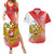 Custom Russia Volleyball Couples Matching Summer Maxi Dress and Hawaiian Shirt Reds Caesar Land Dynamic Style