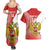 Custom Russia Volleyball Couples Matching Summer Maxi Dress and Hawaiian Shirt Reds Caesar Land Dynamic Style