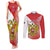 Custom Russia Volleyball Couples Matching Tank Maxi Dress and Long Sleeve Button Shirt Reds Caesar Land Dynamic Style