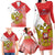 Custom Russia Volleyball Family Matching Long Sleeve Bodycon Dress and Hawaiian Shirt Reds Caesar Land Dynamic Style