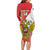 Custom Russia Volleyball Family Matching Long Sleeve Bodycon Dress and Hawaiian Shirt Reds Caesar Land Dynamic Style