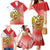 Custom Russia Volleyball Family Matching Mermaid Dress and Hawaiian Shirt Reds Caesar Land Dynamic Style