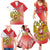 Custom Russia Volleyball Family Matching Summer Maxi Dress and Hawaiian Shirt Reds Caesar Land Dynamic Style