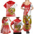 Custom Russia Volleyball Family Matching Summer Maxi Dress and Hawaiian Shirt Reds Caesar Land Dynamic Style