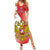 Custom Russia Volleyball Family Matching Summer Maxi Dress and Hawaiian Shirt Reds Caesar Land Dynamic Style