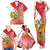 Custom Russia Volleyball Family Matching Tank Maxi Dress and Hawaiian Shirt Reds Caesar Land Dynamic Style