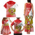 Custom Russia Volleyball Family Matching Tank Maxi Dress and Hawaiian Shirt Reds Caesar Land Dynamic Style