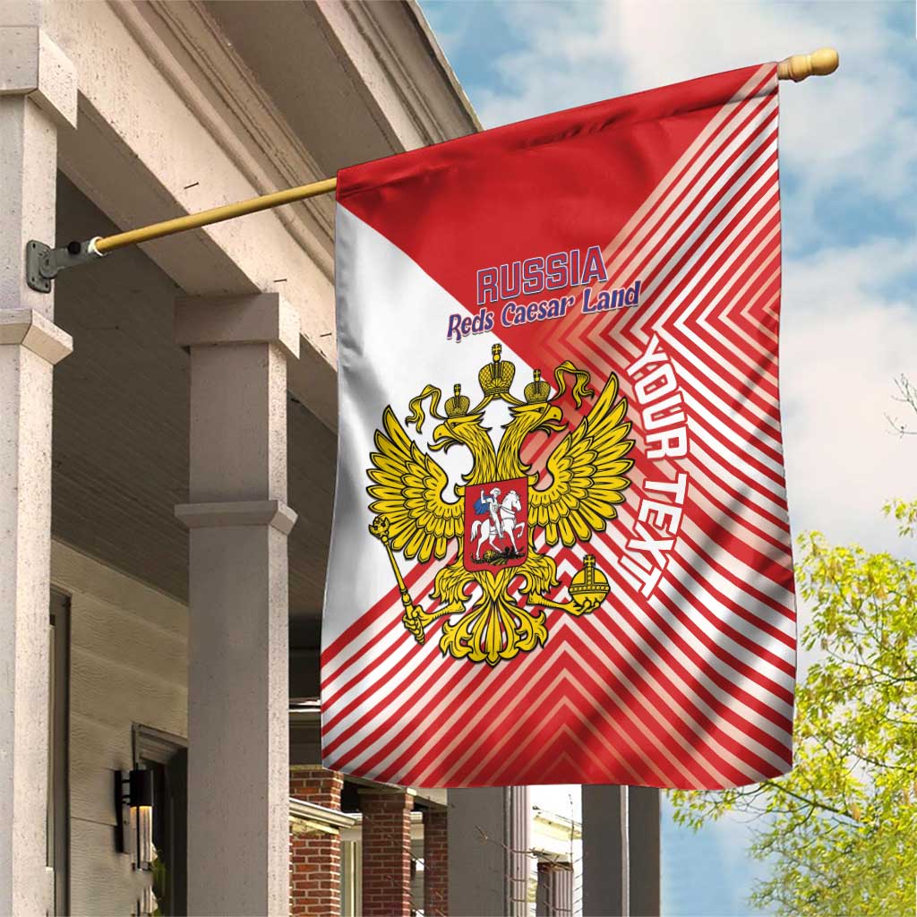 Custom Russia Volleyball Garden Flag Reds Caesar Land Dynamic Style