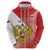 Custom Russia Volleyball Hoodie Reds Caesar Land Dynamic Style