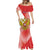 Custom Russia Volleyball Mermaid Dress Reds Caesar Land Dynamic Style