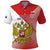 Custom Russia Volleyball Polo Shirt Reds Caesar Land Dynamic Style