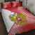 Custom Russia Volleyball Quilt Bed Set Reds Caesar Land Dynamic Style