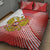 Custom Russia Volleyball Quilt Bed Set Reds Caesar Land Dynamic Style