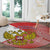 Custom Russia Volleyball Round Carpet Reds Caesar Land Dynamic Style