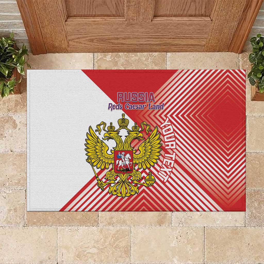 Custom Russia Volleyball Rubber Doormat Reds Caesar Land Dynamic Style