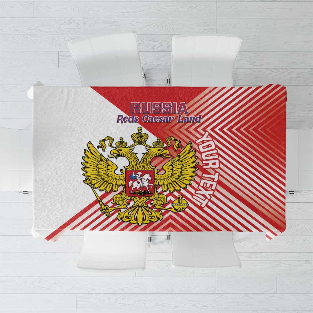 Custom Russia Volleyball Tablecloth Reds Caesar Land Dynamic Style