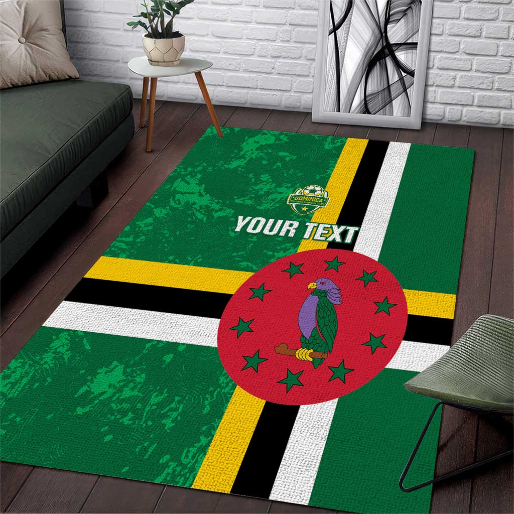 Custom Dominica Football Area Rug 2025 Go Dominik