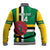 Custom Dominica Football Baseball Jacket 2025 Go Dominik