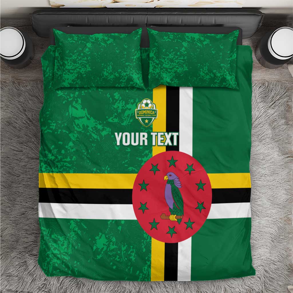 Custom Dominica Football Bedding Set 2025 Go Dominik