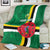 Custom Dominica Football Blanket 2025 Go Dominik