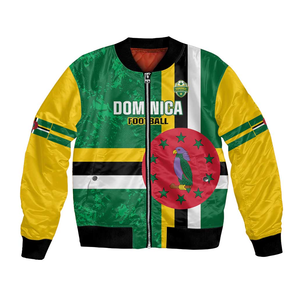 Custom Dominica Football Bomber Jacket 2025 Go Dominik