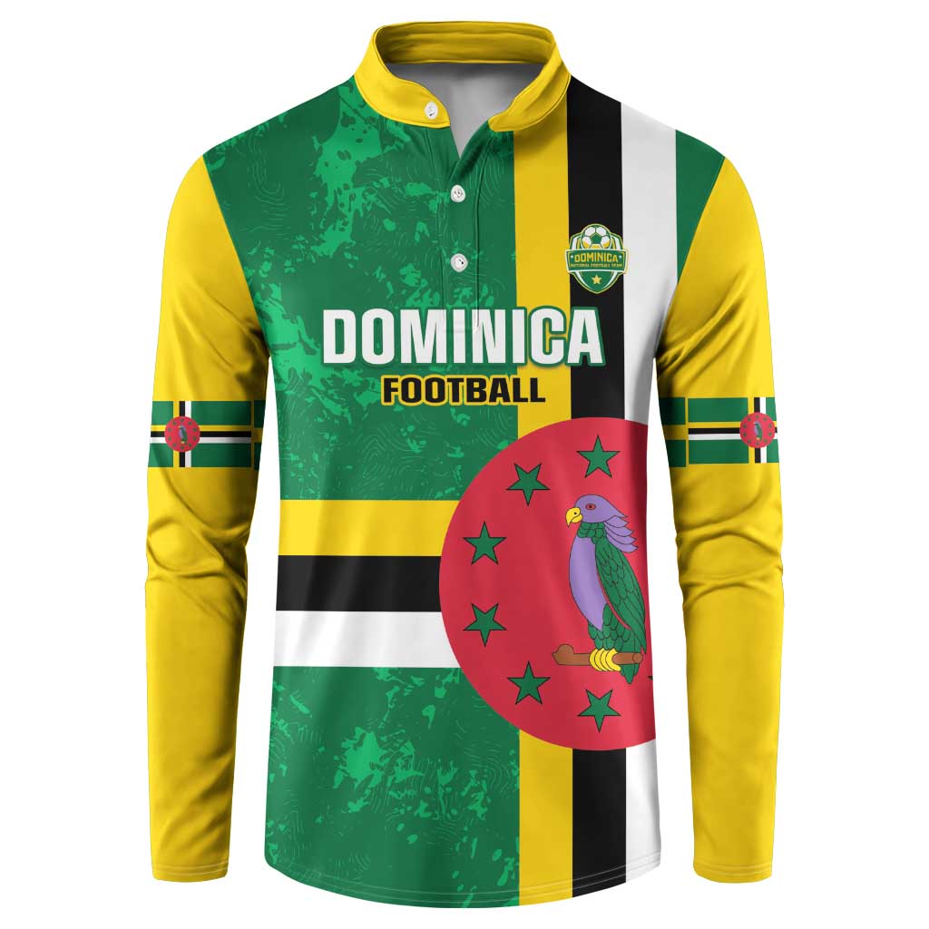 Custom Dominica Football Button Sweatshirt 2025 Go Dominik