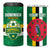 Custom Dominica Football 4 in 1 Can Cooler Tumbler 2025 Go Dominik