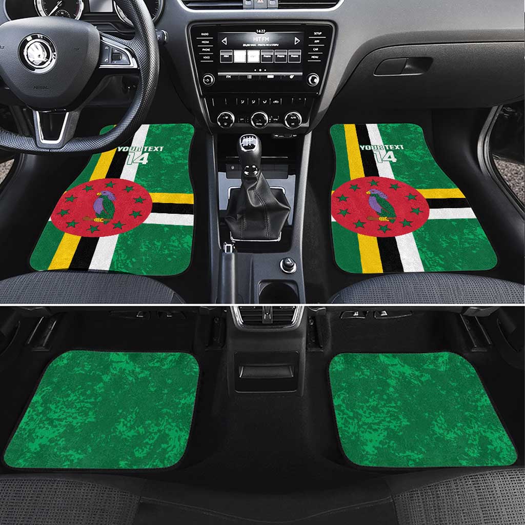 Custom Dominica Football Car Mats 2025 Go Dominik