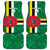 Custom Dominica Football Car Mats 2025 Go Dominik