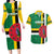 Custom Dominica Football Couples Matching Long Sleeve Bodycon Dress and Hawaiian Shirt 2025 Go Dominik