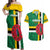 Custom Dominica Football Couples Matching Off Shoulder Maxi Dress and Hawaiian Shirt 2025 Go Dominik