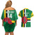 Custom Dominica Football Couples Matching Off Shoulder Short Dress and Hawaiian Shirt 2025 Go Dominik