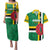 Custom Dominica Football Couples Matching Puletasi and Hawaiian Shirt 2025 Go Dominik